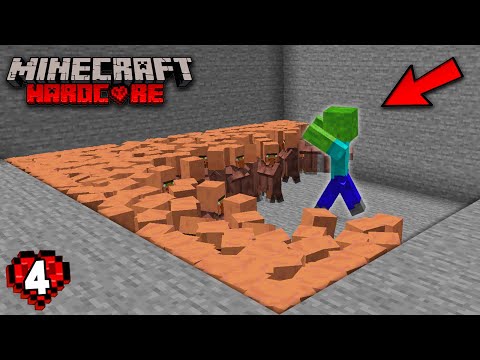Julien Azelart - I Trapped 100 Villagers With A ZOMBIE In Minecraft Hardcore (#4)