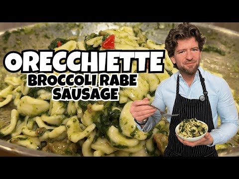 The Best Orecchiette with Sausage and Broccoli Rabe | Authentic Italian Pasta Recipe
