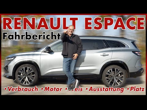 Renault Espace - Test drive in the large SUV with hybrid drive | Test Review German 2025