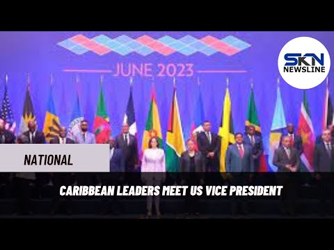 CARIBBEAN LEADERS MEET US VICE PRESIDENT
