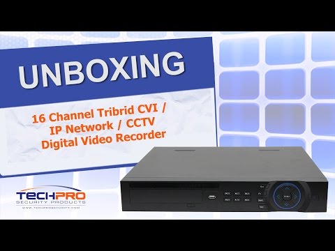 Unboxing - 16 Channel Tribrid CVI / IP Network / CCTV Digital Video Recorder