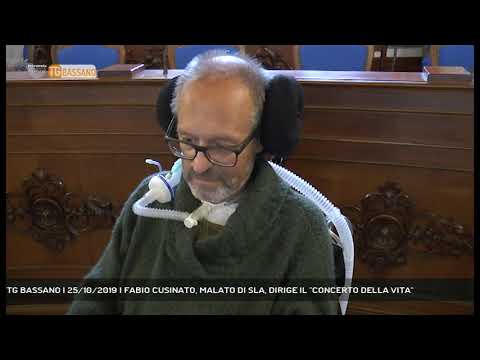 TG BASSANO | 25/10/2019 | FABIO CUSINATO, MALATO DI SLA, DIRIGE IL ''CONCERTO DELLA VITA''