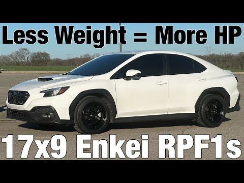 2022 Subaru WRX with Enkei RPF1 17x9 +35 and Michelin Pilot Sport 4S Summer Tires