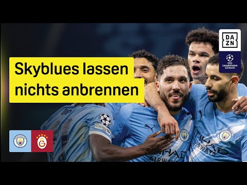Manchester City - Galatasaray Istanbul | UEFA Champions League | DAZN Highlights