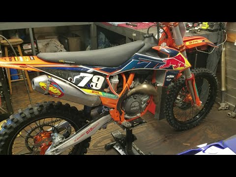 1:11 KTM 450SXF Top End Rebuild 2015-2025. New piston, & timing chain installed. 450XCF 450EXCF