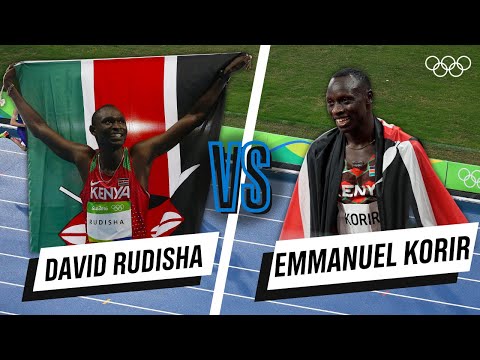 Kenya's past & present 🇰🇪 David Rudisha 🆚 Emmanuel Korir - 800m | Head-to-head