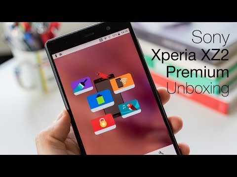 Sony Xperia XZ2 Premium unboxing, set up & first look
