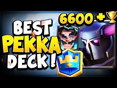 TOP 300 6600+ LIVE LADDER GAMEPLAY WITH BEST PEKKA DECK! - CLASH ROYALE