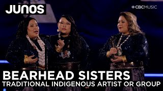 The Bearhead Sisters win traditional Indigenous artist or group of the year | 2023 Juno Awards