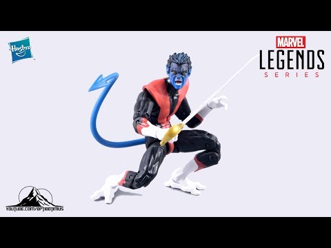 2019 X-Force Marvel Legends Nightcrawler (Wendigo BAF) Video Review