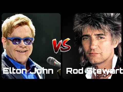 Elton John  Vs Rod Stewart. Grandes éxitos de Rod Stewart y Elton John.
