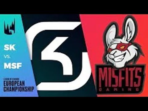 SK vs MSF   LEC 2019 Spring Split W6D1   SK Gaming vs Misfits