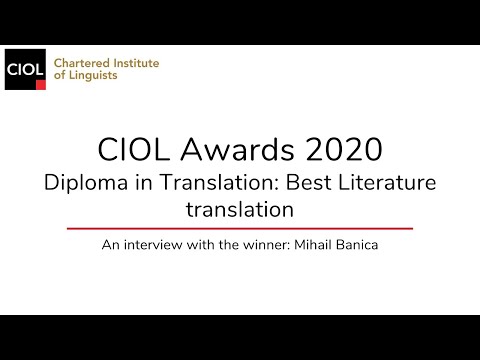 Diploma in Translation: Mihail Banica