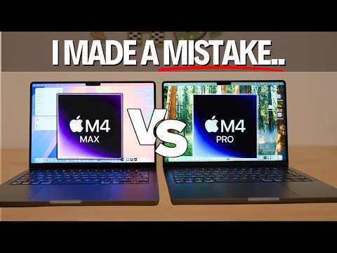 Macbook Pro M4 Max vs M4 Pro - I Made a Mistake..