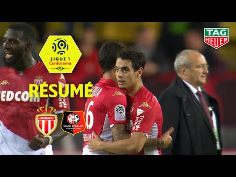 AS Monaco - Stade Rennais FC ( 3-2 ) - Résumé - (ASM - SRFC) / 2019-20