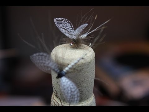 Mayfly with wally wing (dry Fly)