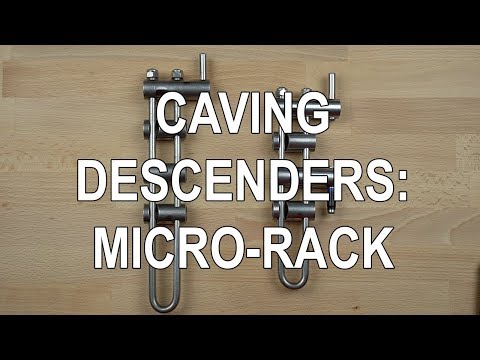 Vertical Caving - Micro-Rack Descenders