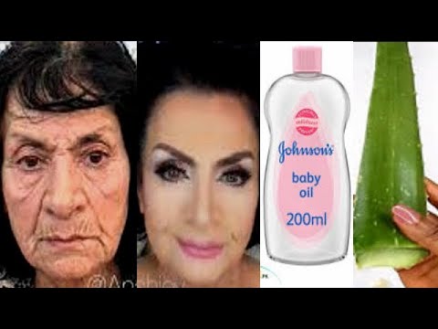 , title : 'My 80 year old grandma use baby Oil and Aloe Vera she looks 30 nobody will know your age'