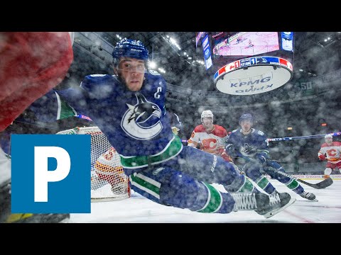 Tanner Pearson and Bo Horvat on Canucks 4 3 OT loss to Calgary Flames The Province