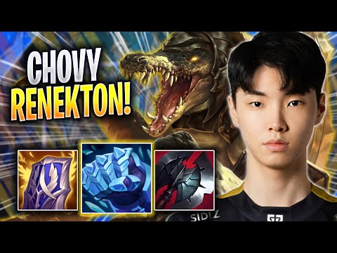 CHOVY TRIES NEW RENEKTON BUILD! - GEN Chovy Plays Renekton MID vs Tristana! | Season 2023