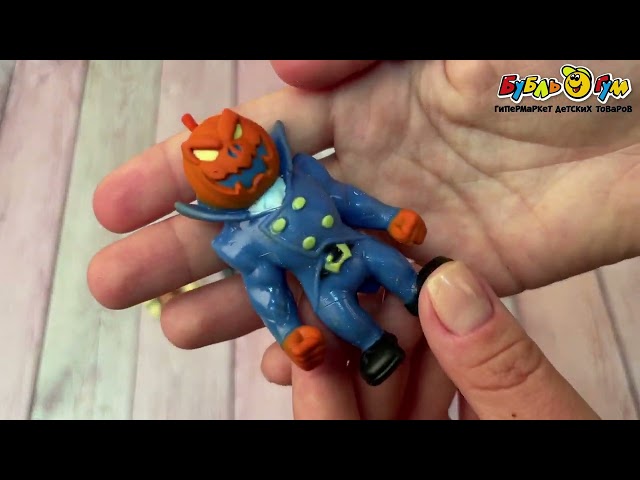 Фигурка тянущаяся Monster Flex Mini от 4лет - видео