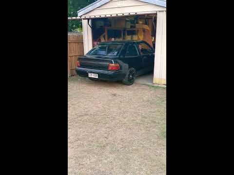 Ford laser TX3, E153 box, Quaife LSD first time out of shed in 3 years!