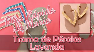 Trama de Pérolas Gérbera, Rosa Envelhecido