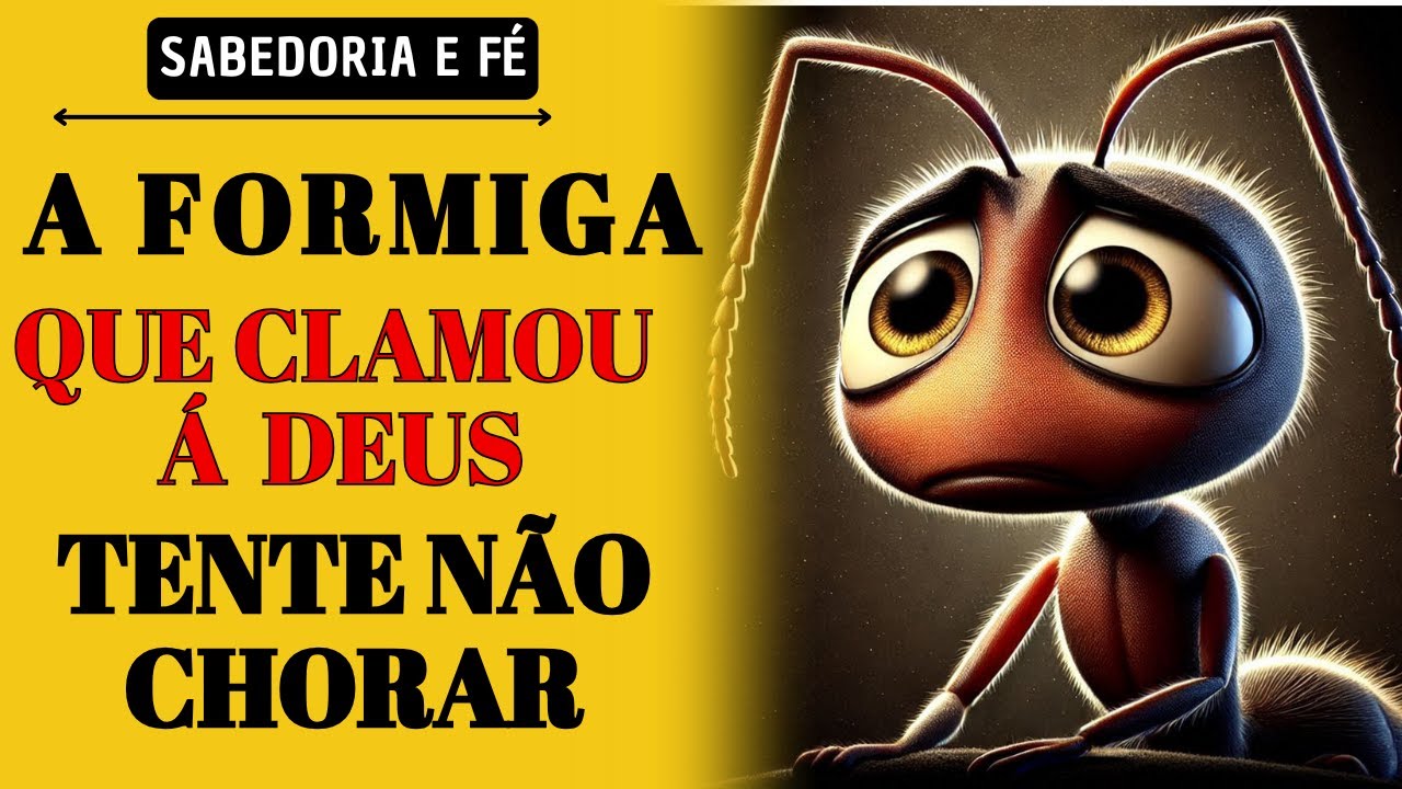 Perguntei á Deus Porque Tanto Sofrimento – A Formiga que Clamou á Deus  - Reflexão - Motivação - Fé
