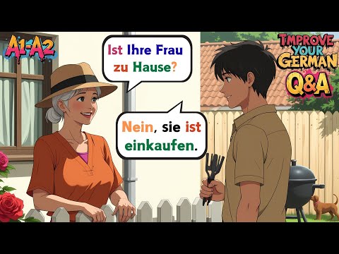 ⚡Learn German for Beginners | Quick Daily Conversations Q&A