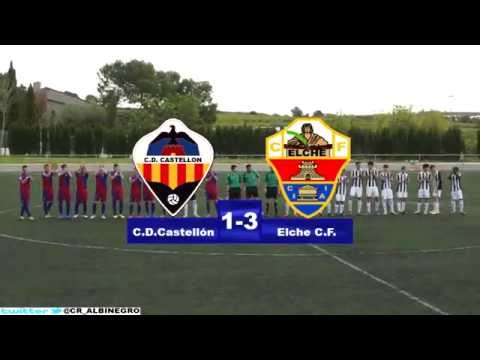 Resumen: Cadete"A" C.D.CASTELLÓN 1-3 ELCHE C.F. (5/04/14) Liga Autonómica Cadete