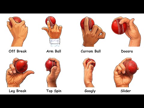 Every Cricket Spin Bowling Delivery Explained in 9 Minutes 