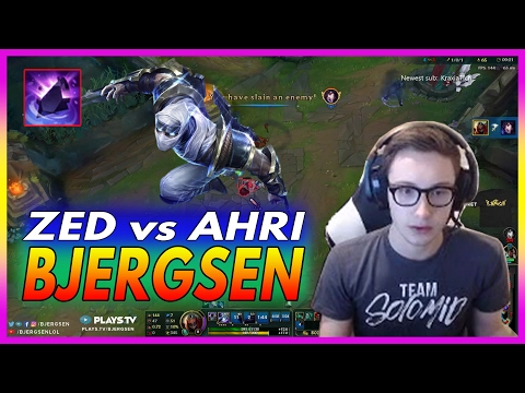 395. Bjergsen Zed vs Ahri Mid - February 11th, 2017 - Patch 7.3 Season 7