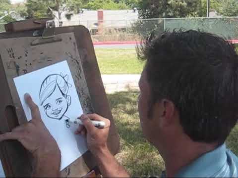 Promotional video thumbnail 1 for Cartoon Slinger - Caricatures by Dominic