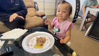 Silly during snack time