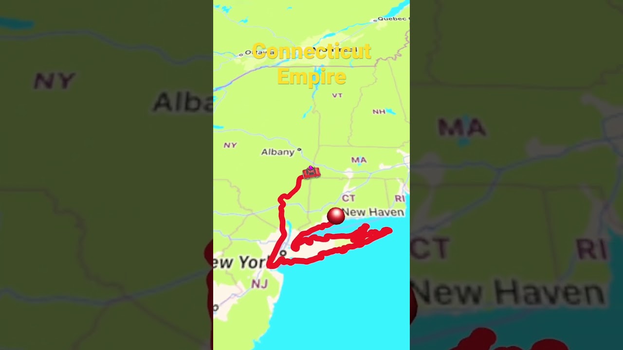 Making an Empire for Every State:Connecticut #connecticut #geography #maps #map #empire