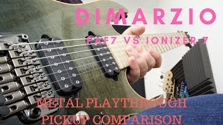 Video thumbnail for Dimarzio Ionizer 7 VS PAF 7 Bridge Pickup Shootout And Comparison by Alex Lucas