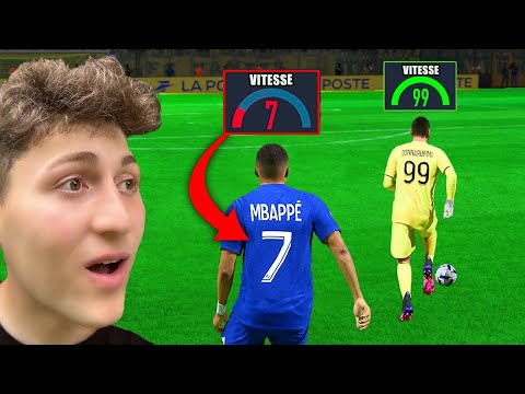 FIFA Mais La Vitesse du Joueur = Son Numéro de Maillot 😲 (Le PSG remporte la ligue des champions !)