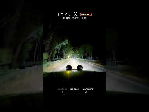 STEDI™ Type-X™ Sport 8.5" LED Driving Lights Night Driving