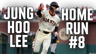 Jung Hoo Lee Golfs 8th Home Run of the Season | San Francisco Giants Highlights
