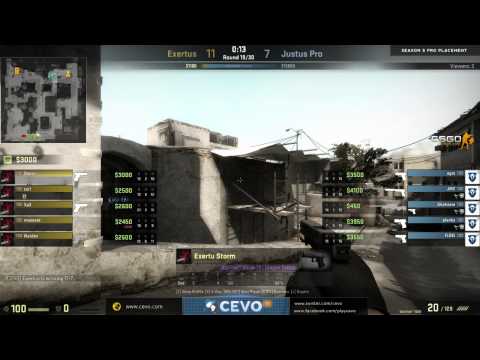 CEVO-Pro CS:GO Season 5: Exertus vs. Justus Pro - Week 1:1 on de_dust2