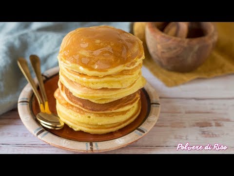 PANCAKE AMERICANI pronti in 5 minuti | Ricetta facile | Polvere di Riso