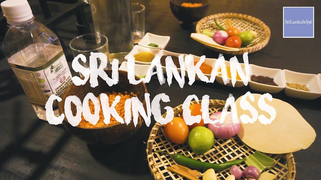 Catch a sneak peek into Sri Lankan Cooking class.