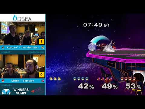 DSEA Spring 2018 | KasparV + Jim Morrison vs Mahie + Samplay | Winners Semis