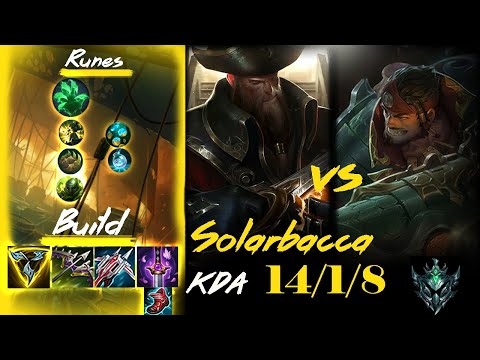 [ Solarbacca ] Gangplank vs Graves Top -  Season 11 - Platinum I 50 LP