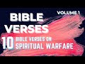 10 Bible verses for spiritual warfare (Volume 1)