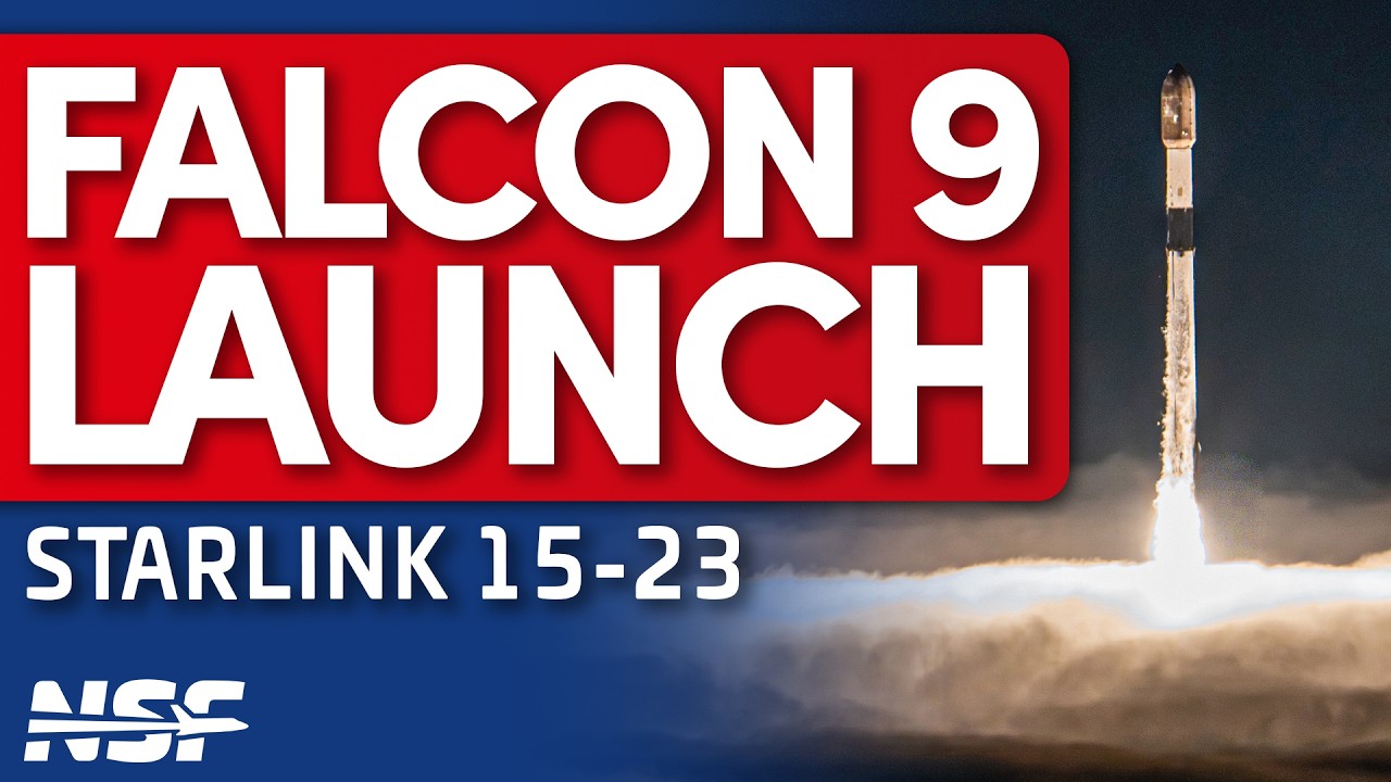 SpaceX Launches Falcon 9 Starlink 15-23 from Vandenberg
