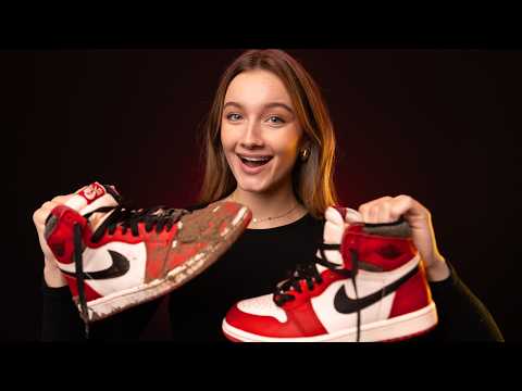 ASMR Extremely Satisfying shoe Cleaning!