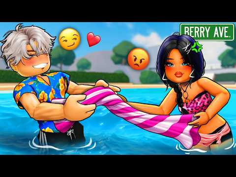 STUCK in the POOL with a Billionaire?!| Berry Avenue Story