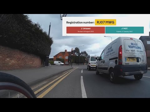 RJ07MWG - Close, Pointless Overtake In Untaxed Van