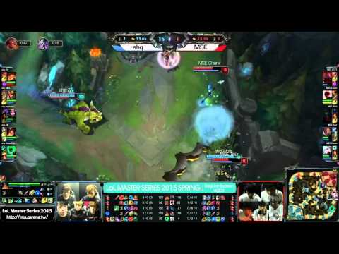 [Highlights] ahq eSports Club vs Midnight Sun LMS Spring 2015 W2D4 ahq vs MSE